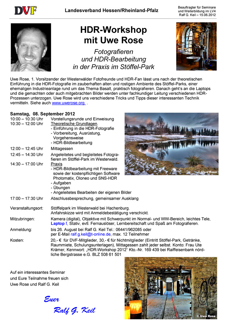 Ausschreibung HDR Seminar