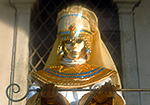 Kerzenmaske gelb