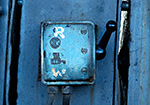 Schalter blau