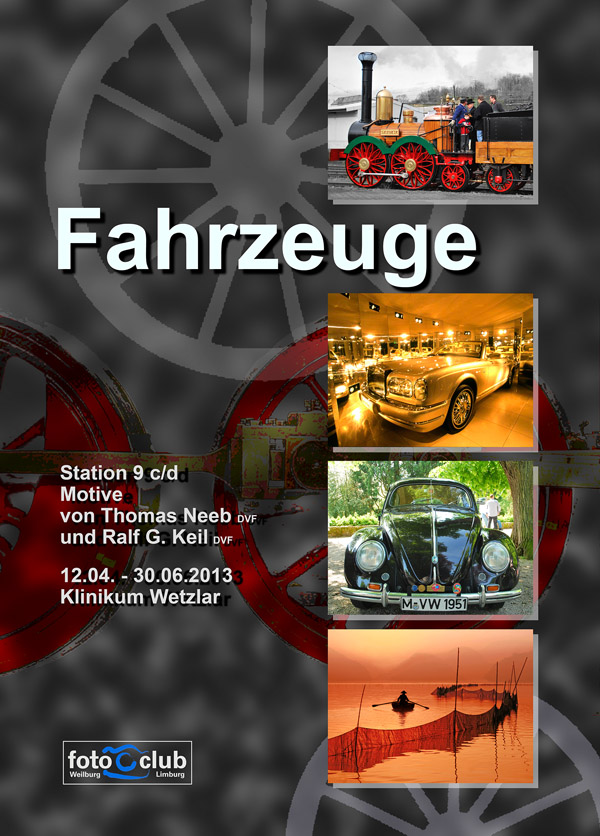 Fahrzeuge Plakat